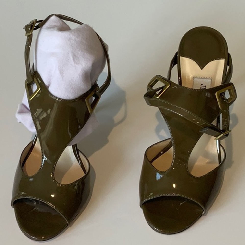 Jimmy Choo Patent Leather Sandals